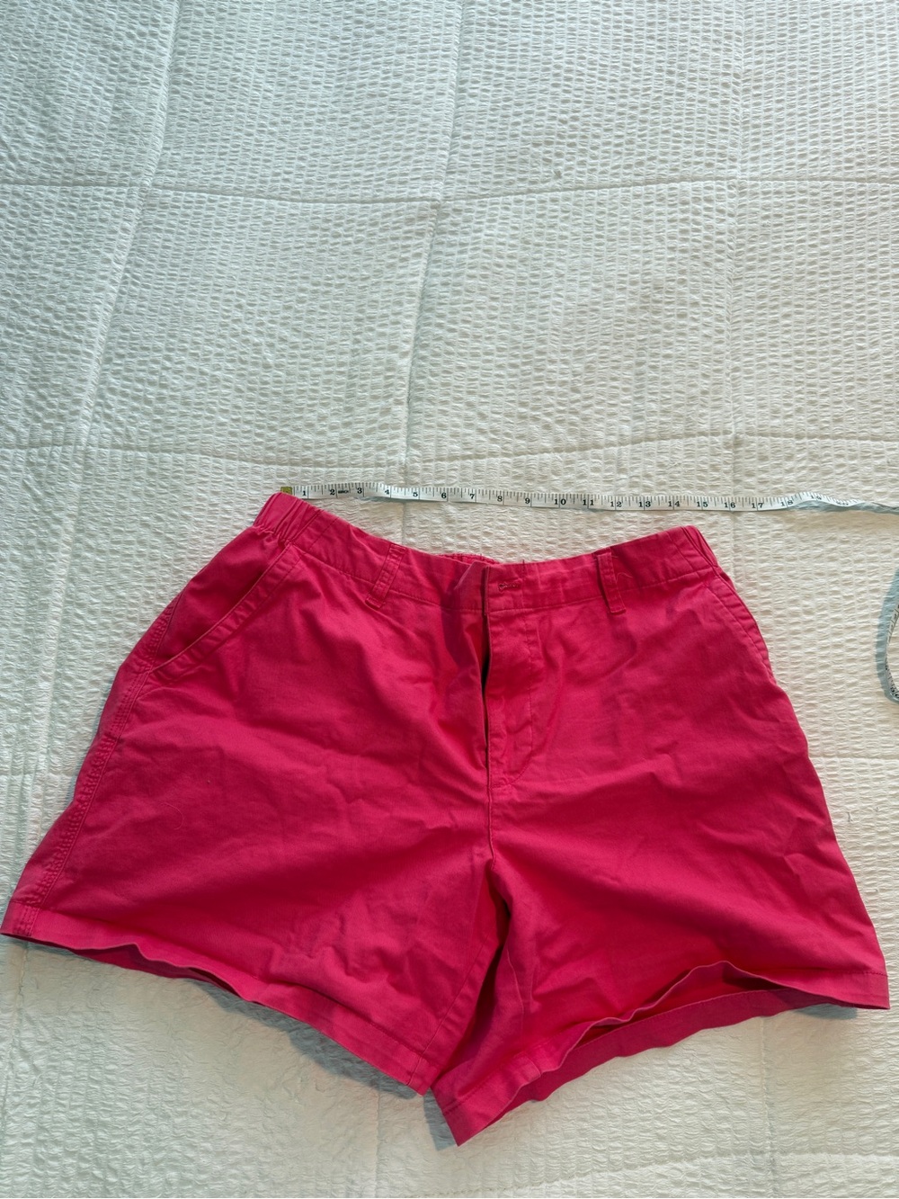 Old Navy Hot Pink OG Chino High-Waisted Shorts Women's Size Large